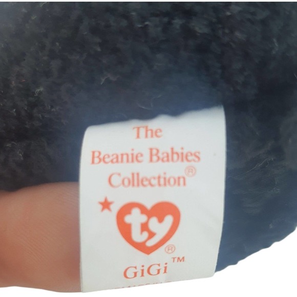 TY Beanie Baby GIGI MINT Protected 1997 1998 RARE Errors Tush Tag Black Poodle - Picture 3 of 14